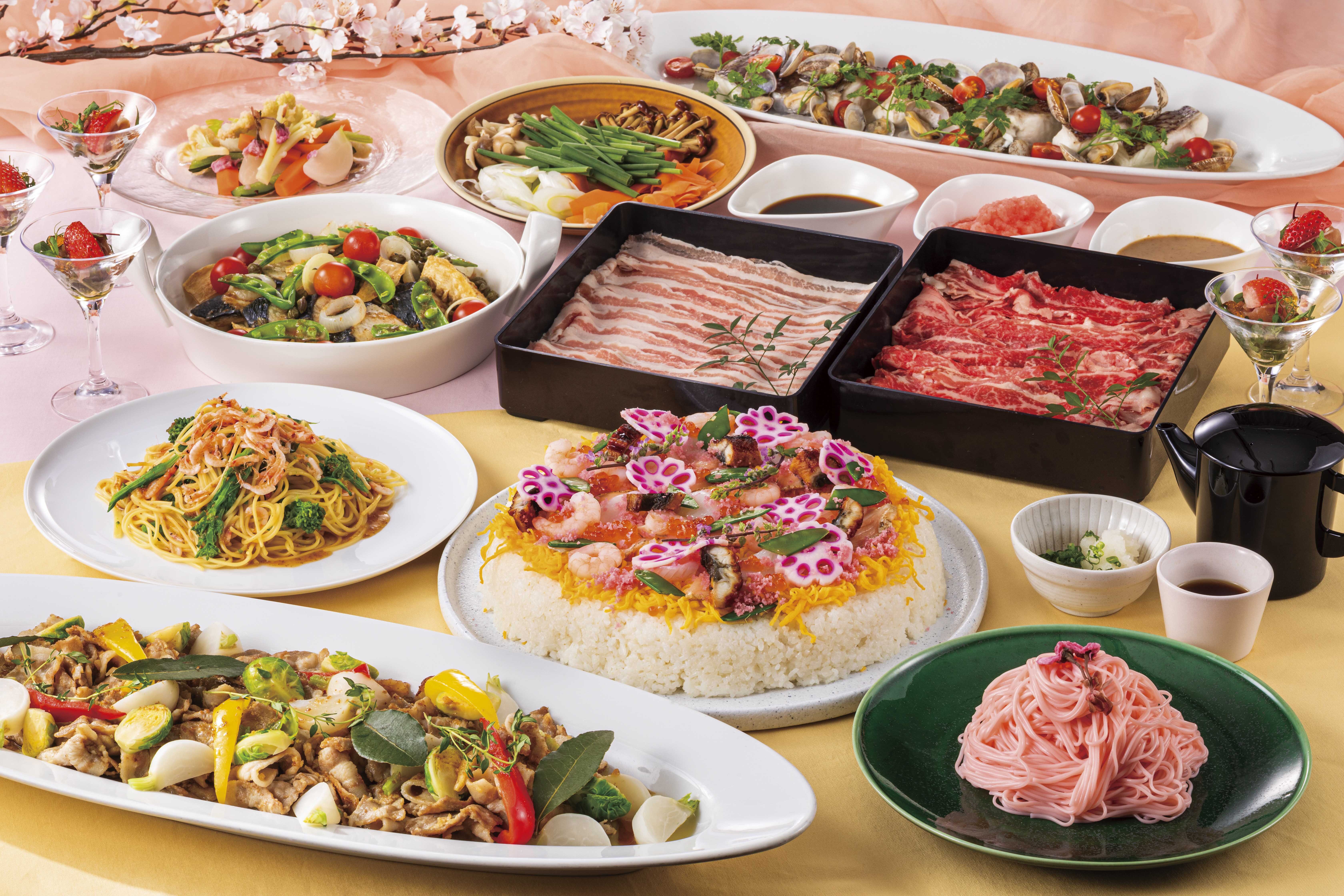 春のお祝いディナービュッフェ（3/7～4/5）