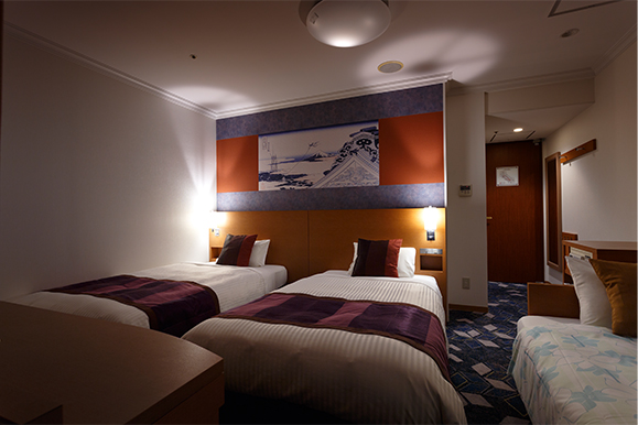 ツイン+ソファーベッドルーム